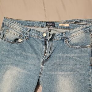 Angel Kiss Women's Light Blue Boot Cut Jeans